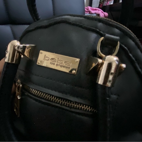 BEBE black mini crossbody - Picture 3 of 8